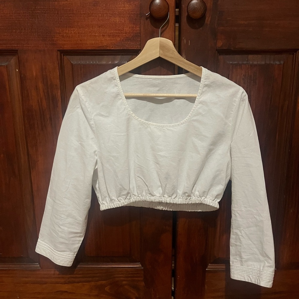 White Women's Crop Top